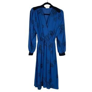 Vintage Mr. George Sheer Blue House Dress - Women’s M